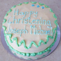 Christening Cake - Simply Buttercream